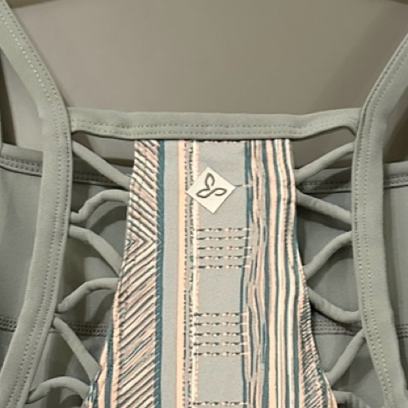 Prana Ardor Dress Agave Samba Green Neutral Athletic Stretch Size Medium - Picture 4 of 10